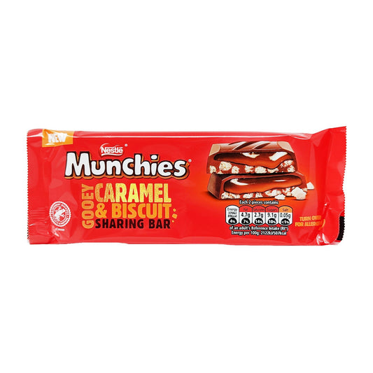 Nestle Munchies Gooey Caramel & Biscuit Sharing Bar 87g