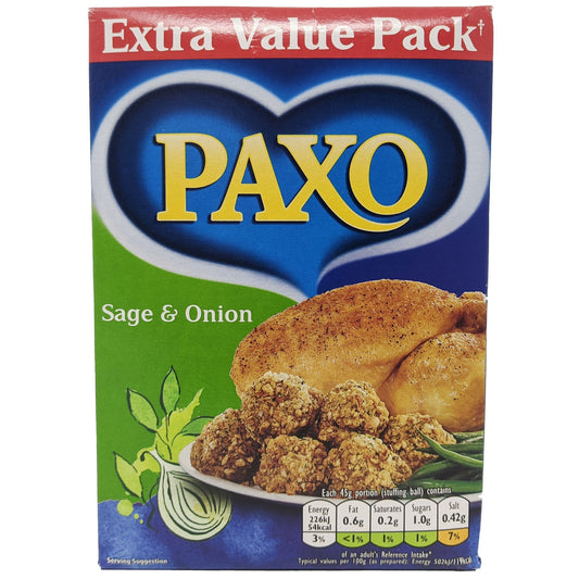 Paxo Sage & Onion Stuffing Mix 340g