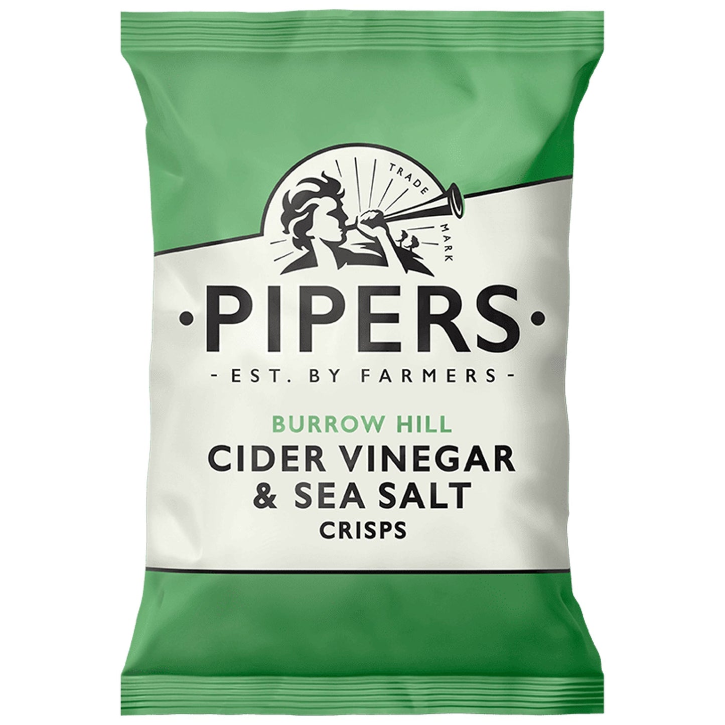 Pipers Burrow Hill Cider Vinegar & Sea Salt Crisps 40g