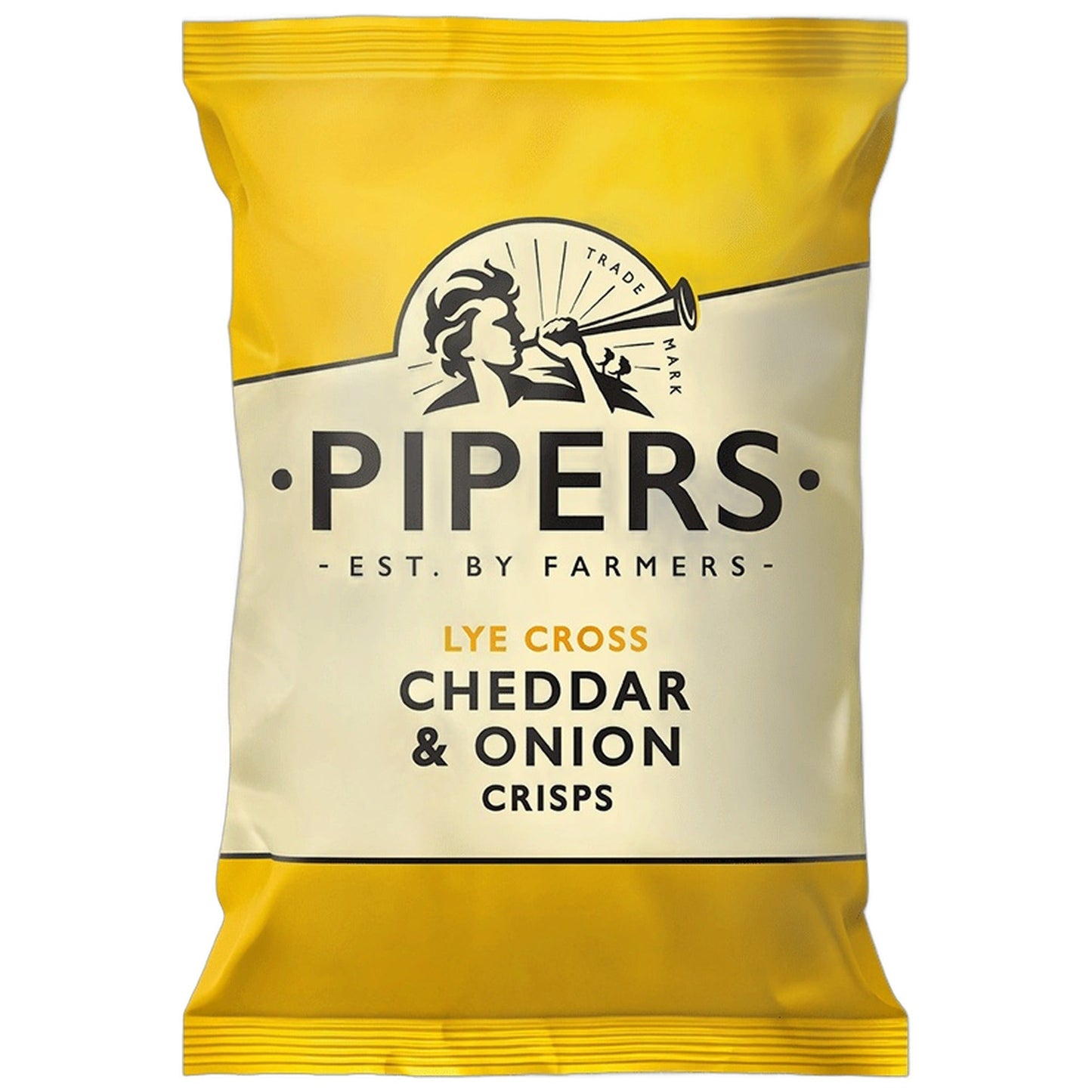Pipers Lye Cross Cheddar & Onion Crisps 40g