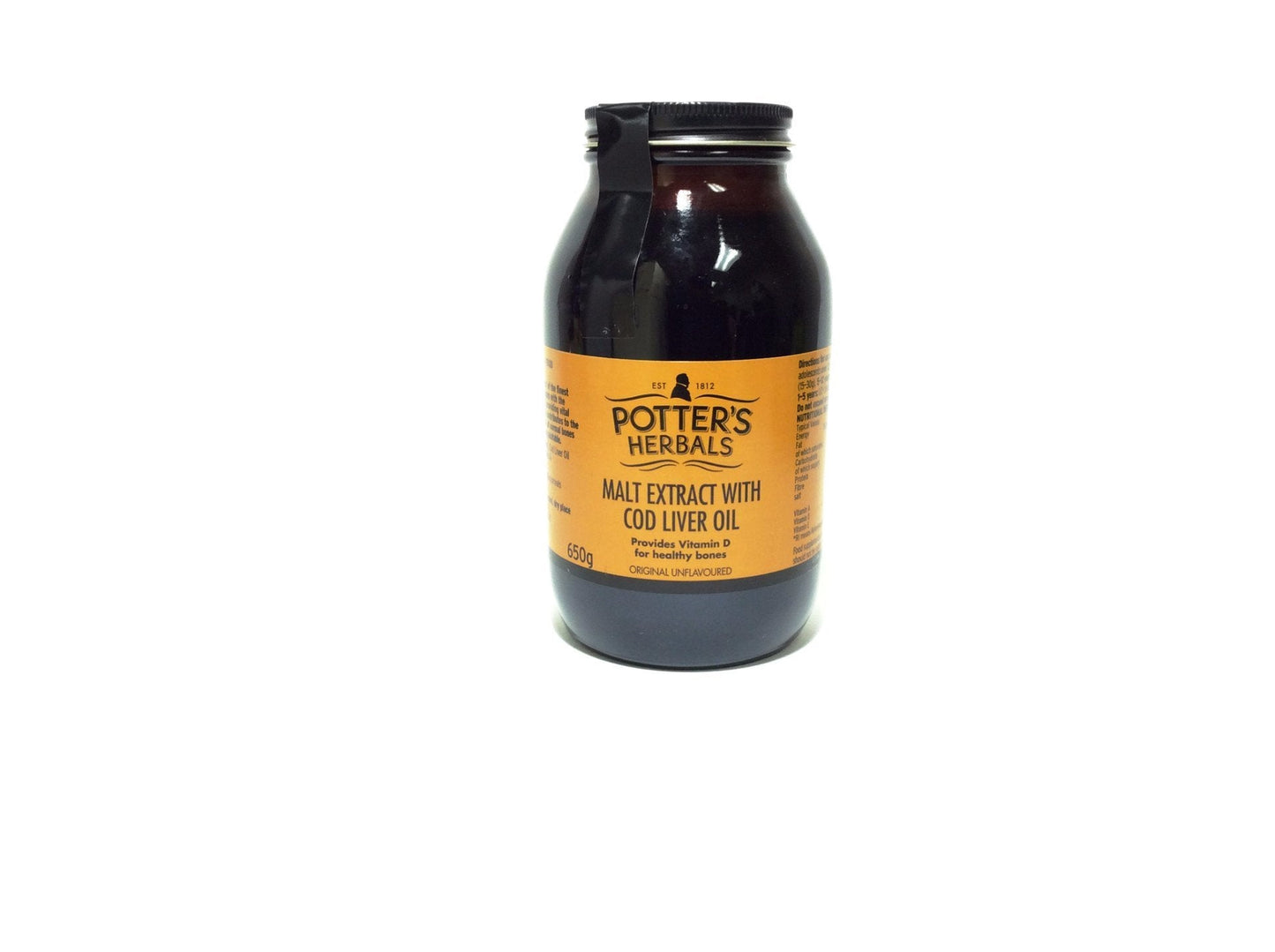 Potter's Herbals Malt Extract with Cod Liver Oil 650g