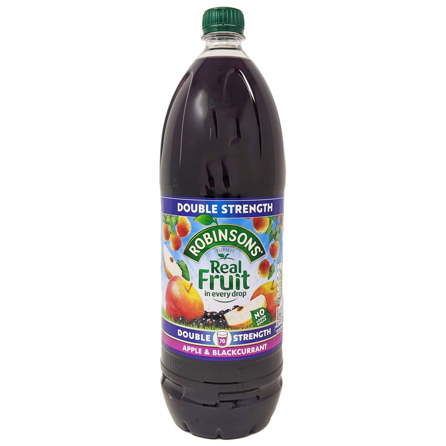 Robinsons Real Fruit Apple & Blackcurrant Double Strength 1.75L