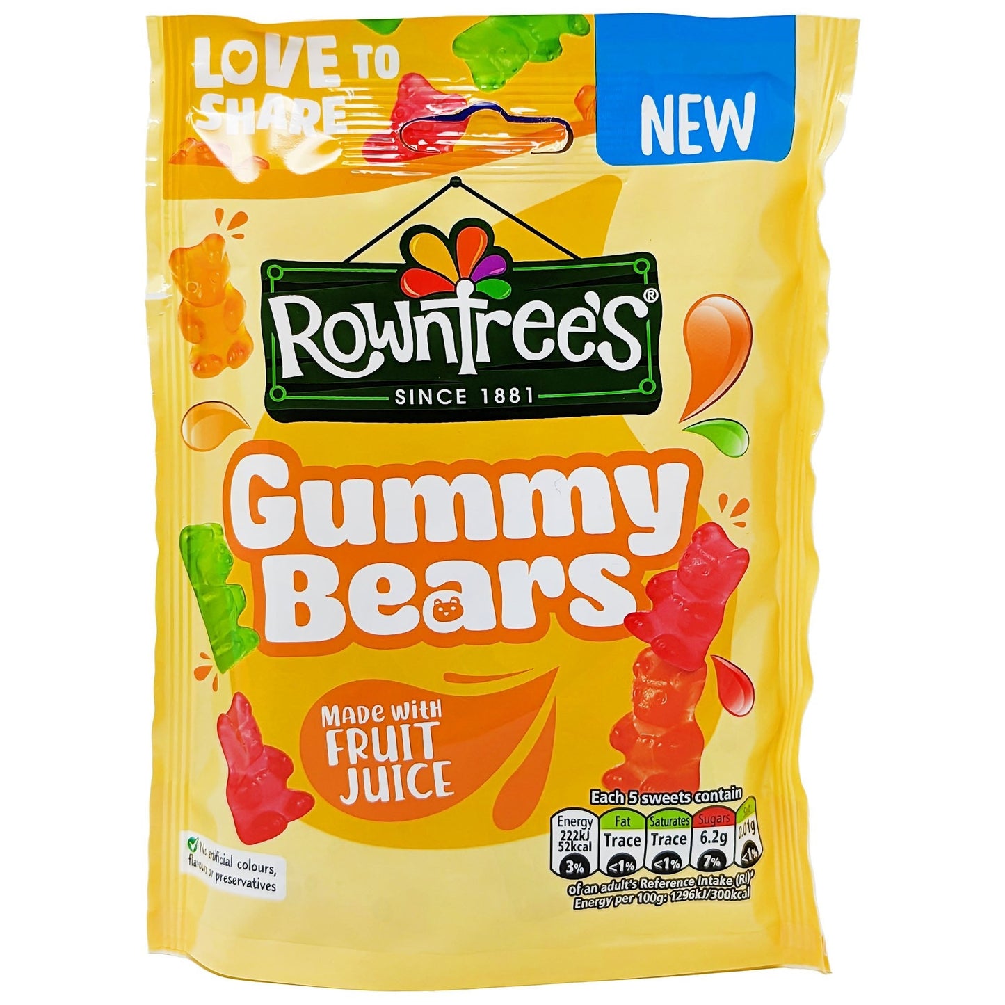 Rowntree's Gummy Bears 115g