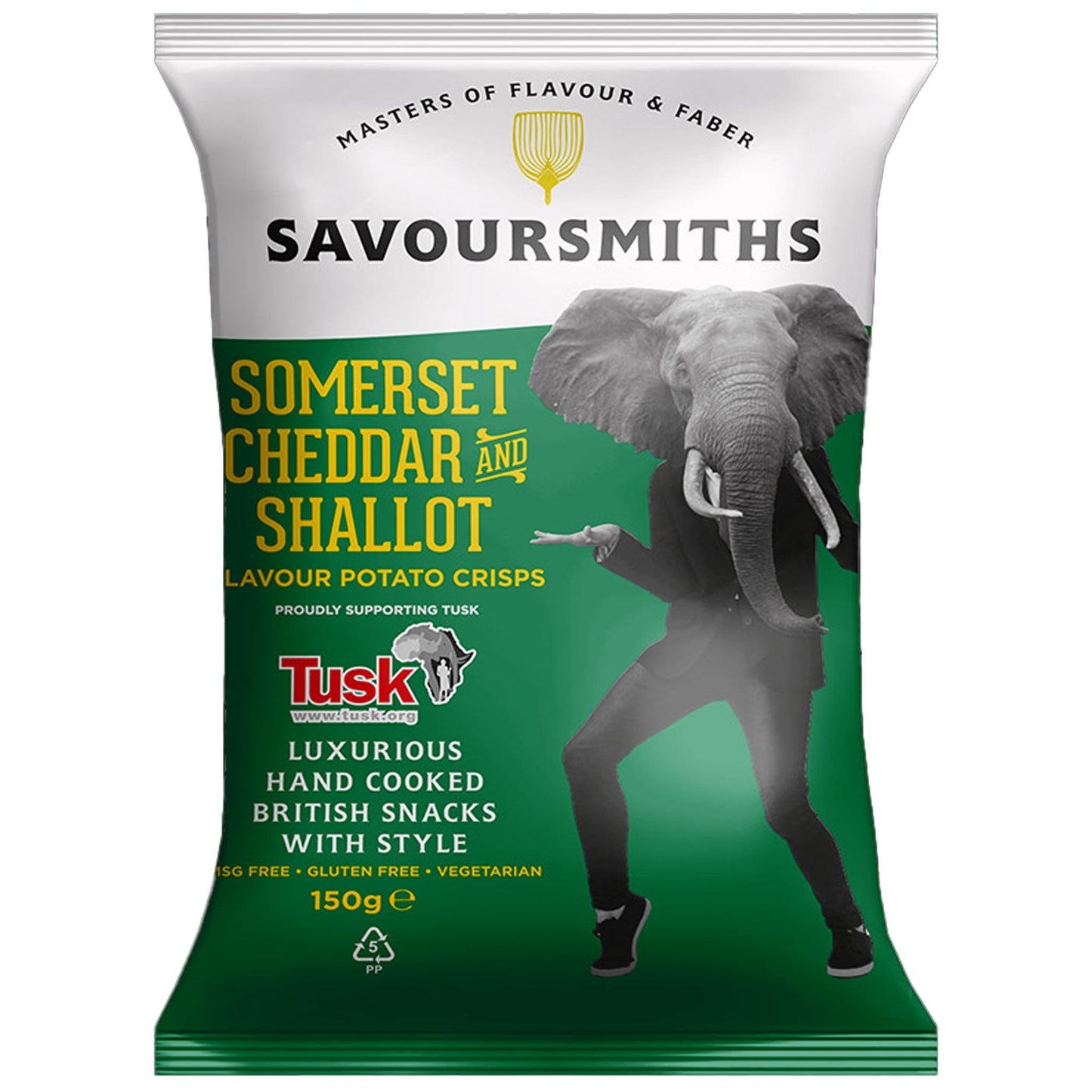 Savoursmiths Somerset Cheddar & Shallot Crisps 150g