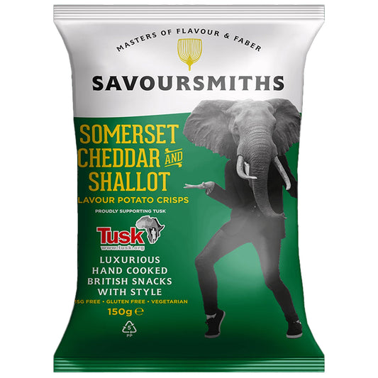 Savoursmiths Somerset Cheddar & Shallot Crisps 150g
