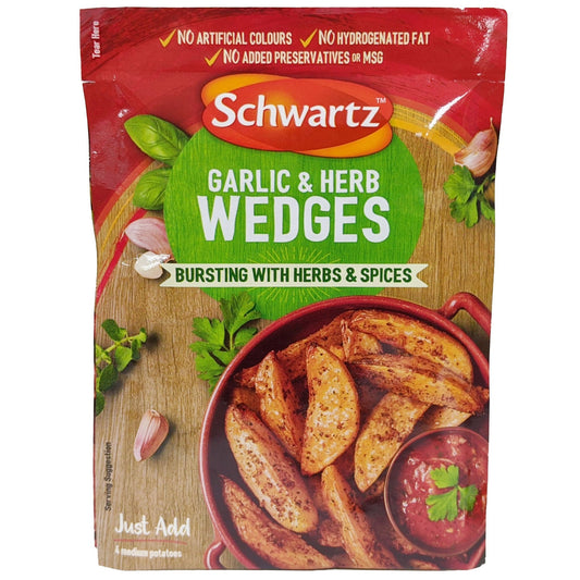 Schwartz Garlic & Herb Wedges 38g