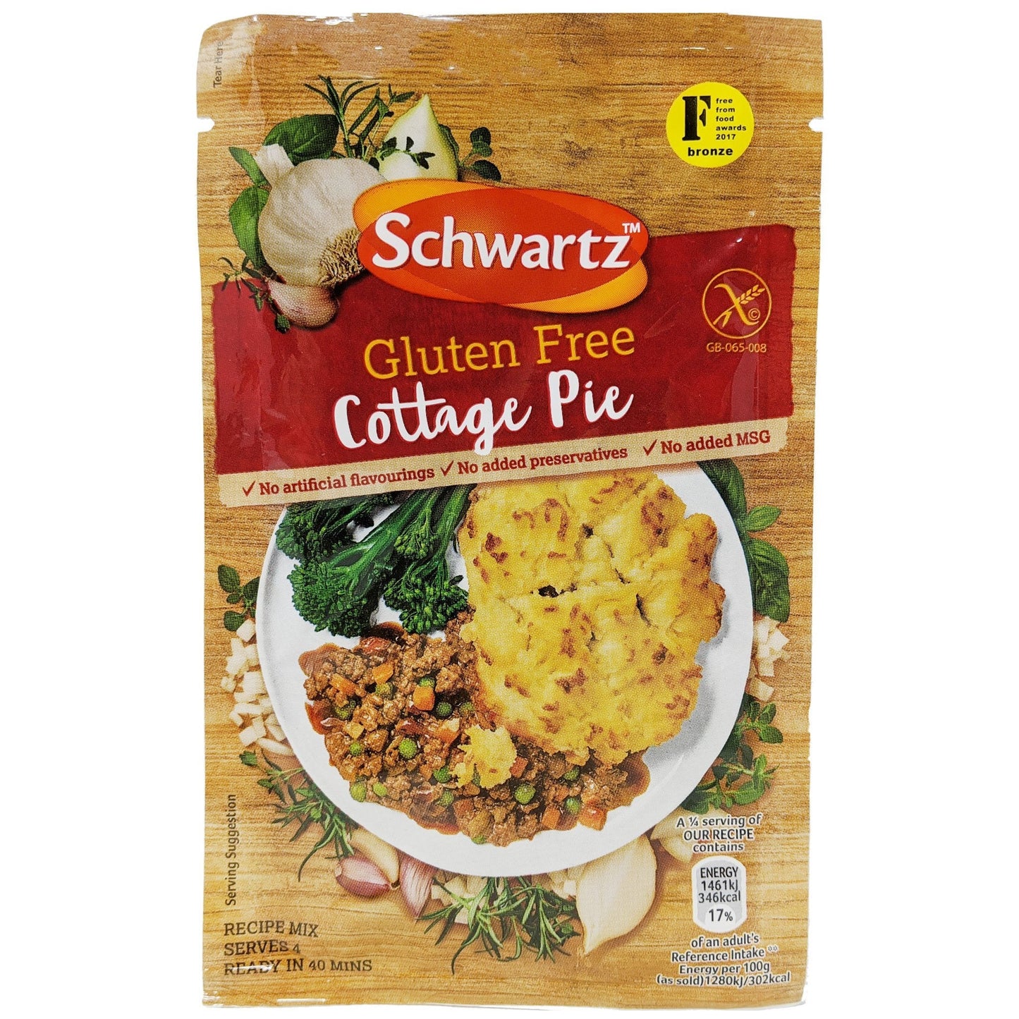 Schwartz Gluten Free Cottage Pie 30g