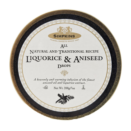 Simpkins Liquorice & Aniseed Drops 200g