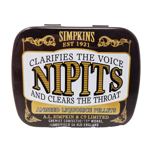 Simpkins Nipits Aniseed Liquorice Pellets 12g