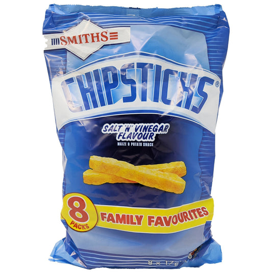Smiths Chipsticks Salt N' Vinegar 6 Pack (6 x 17g)