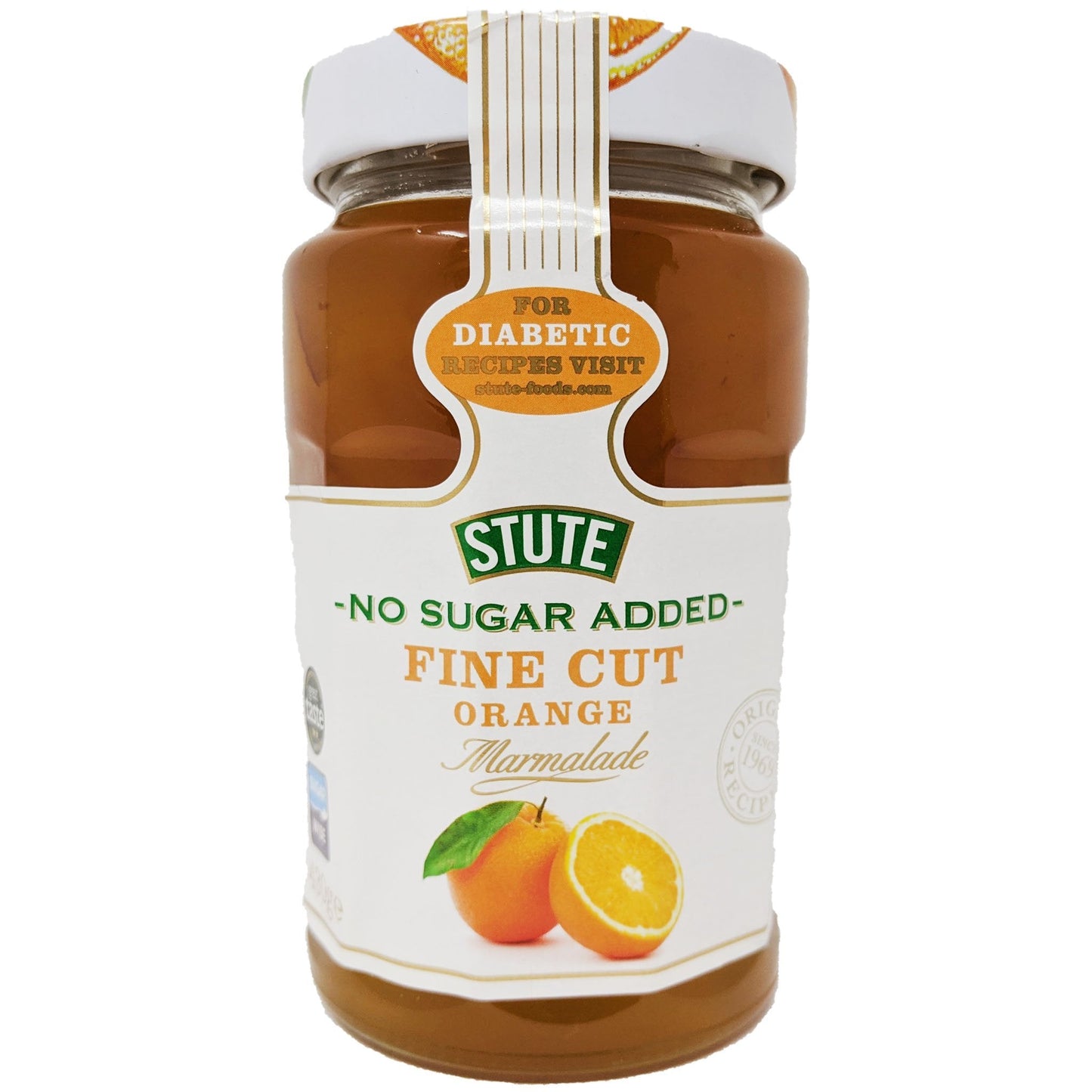 Stute No Sugar Added Fine Cut Orange Marmalade 430g