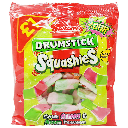 Swizzels Drumstick Squashies Sour Cherry & Apple 131g