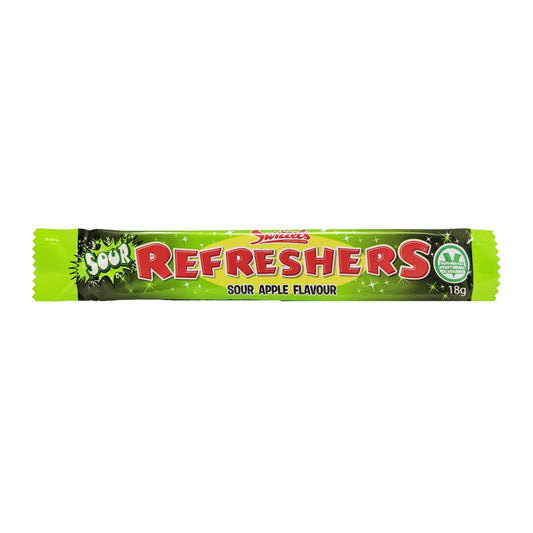 Swizzels Refreshers Sour Apple Chewy Bar 18g