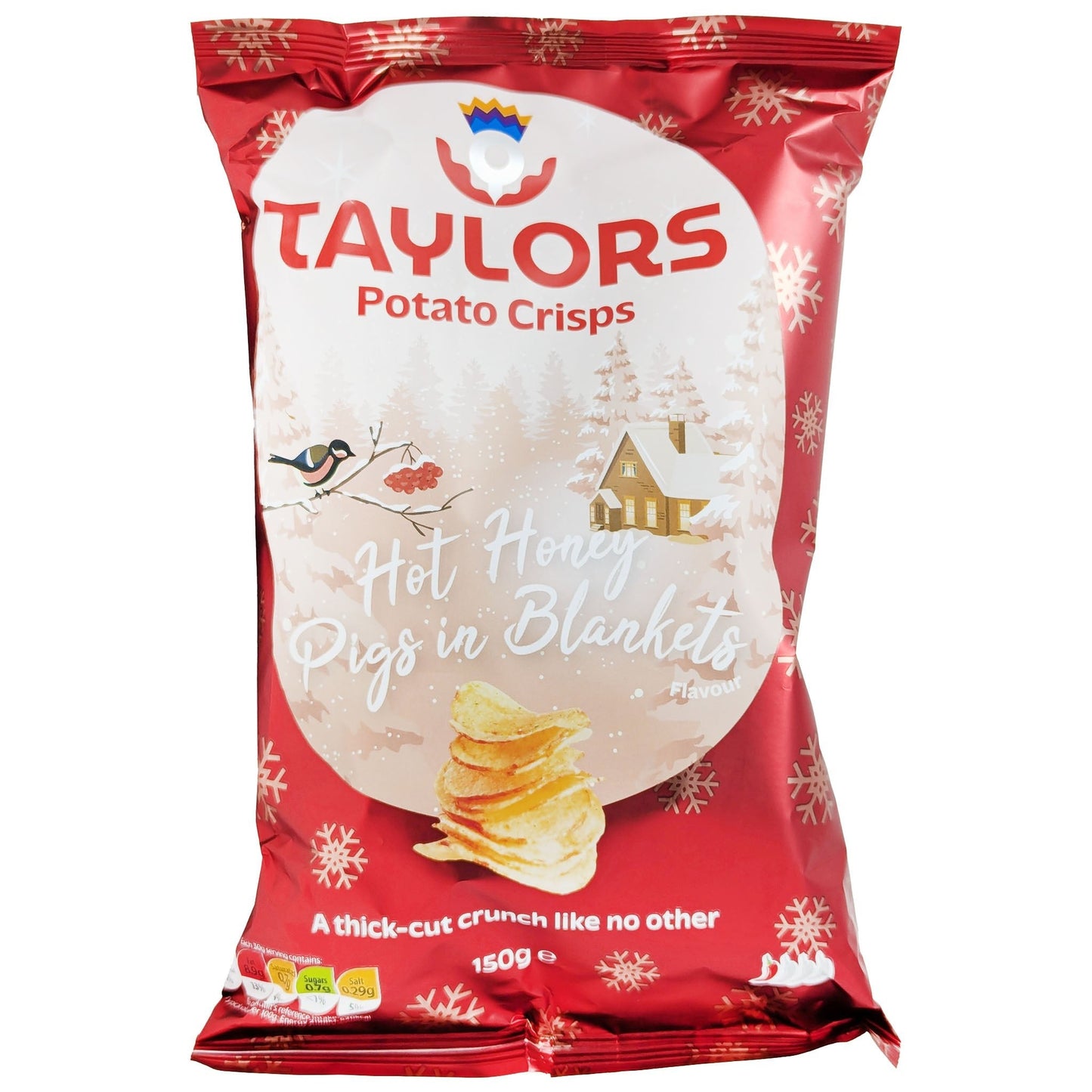 Taylors Hot Honey Pigs in Blankets Crisps 150g