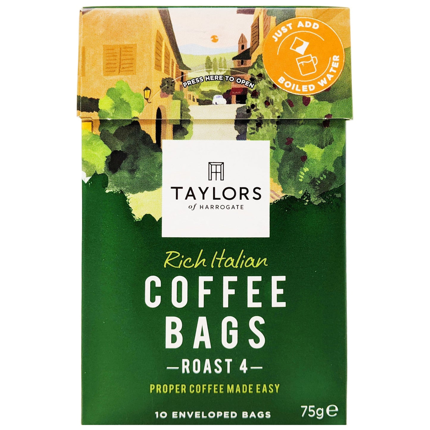 Taylors of Harrogate Rich Italian Coffee Bags 10s 75g