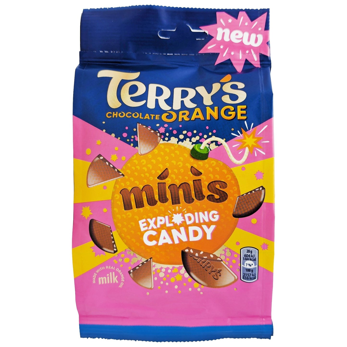 Terry's Chocolate Orange Minis Exploding Candy 105g