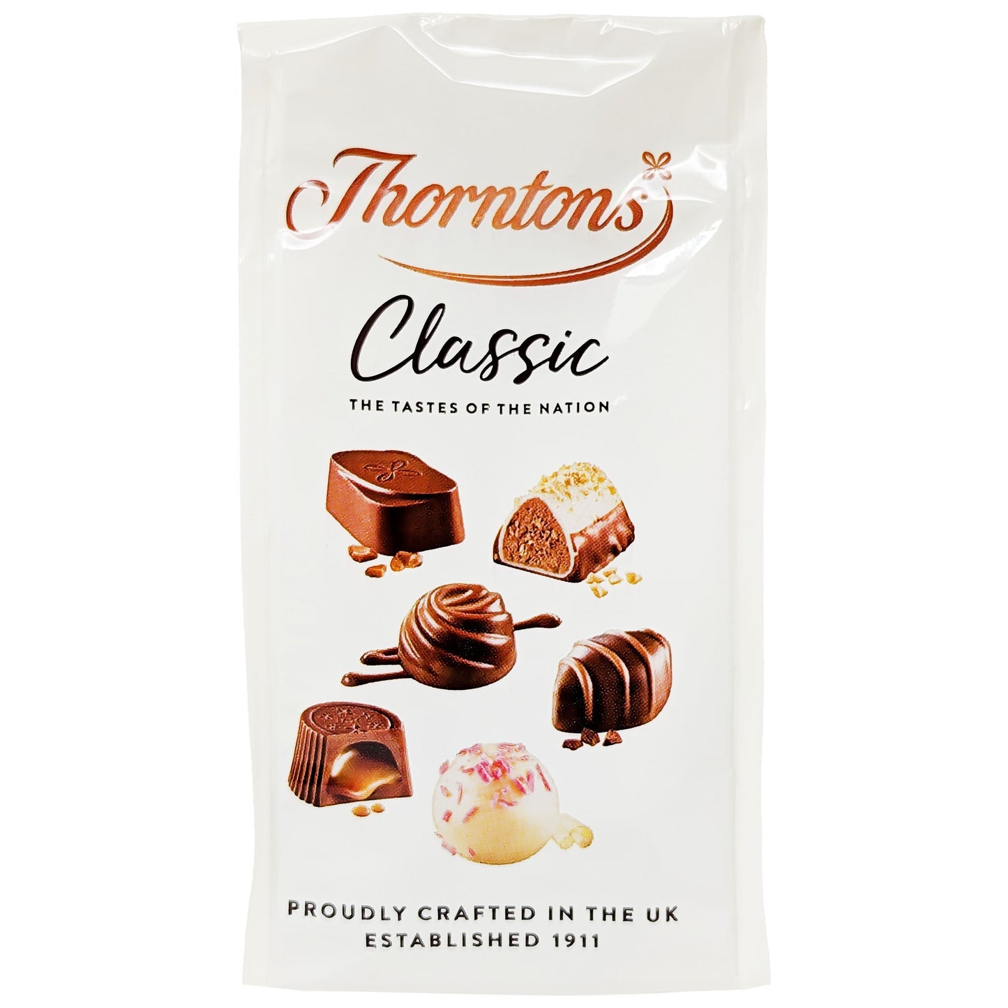 Thorntons Classic Milk & White Chocolate Pouch 88g