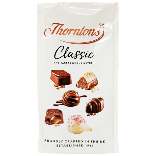 Thorntons Classic Milk & White Chocolate Pouch 88g