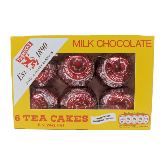 Tunnock's Tea Cakes Milk Chocolate (6 x 24g)