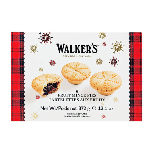Walkers 6 Luxury Mince Pies 372g
