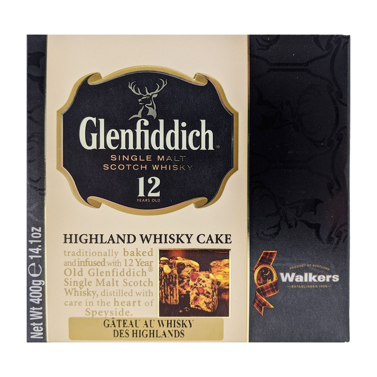 Walkers Glenfiddich Highland Whisky Cake 400g