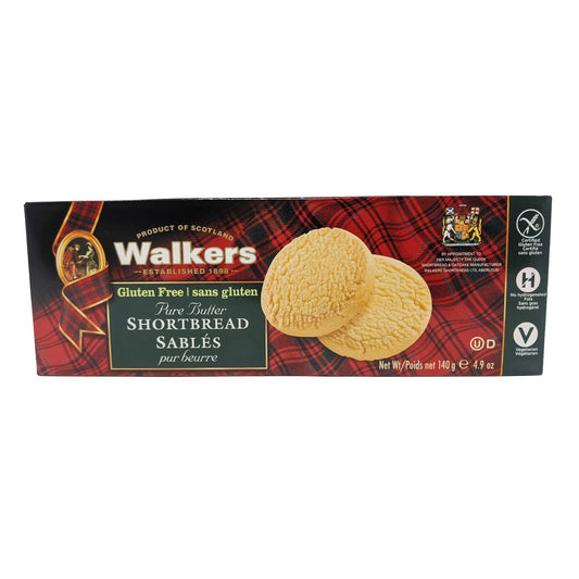 Walker's Gluten Free Pure Butter Shortbread 140g