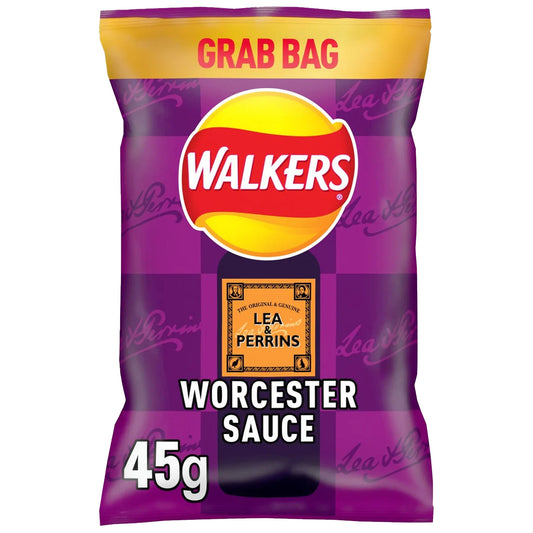 Walker's Lea & Perrins Worcester Sauce Crisps 45g