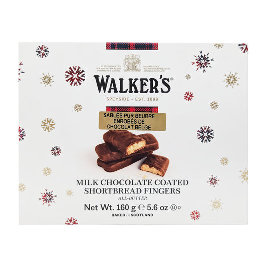 Walker's Milk Chocolate Coated Shortbread Fingers 160g