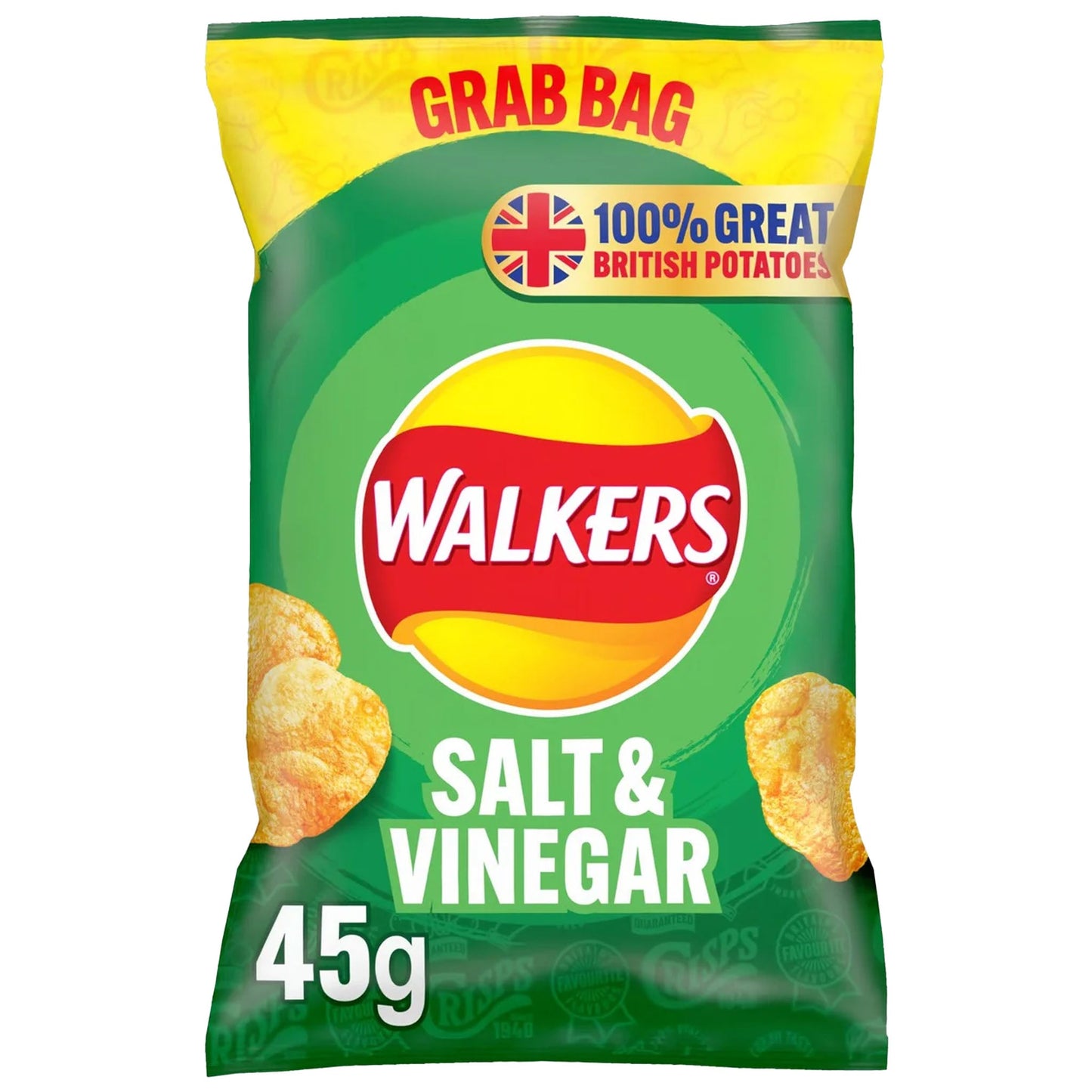 Walker's Salt & Vinegar Grab Bag 45g