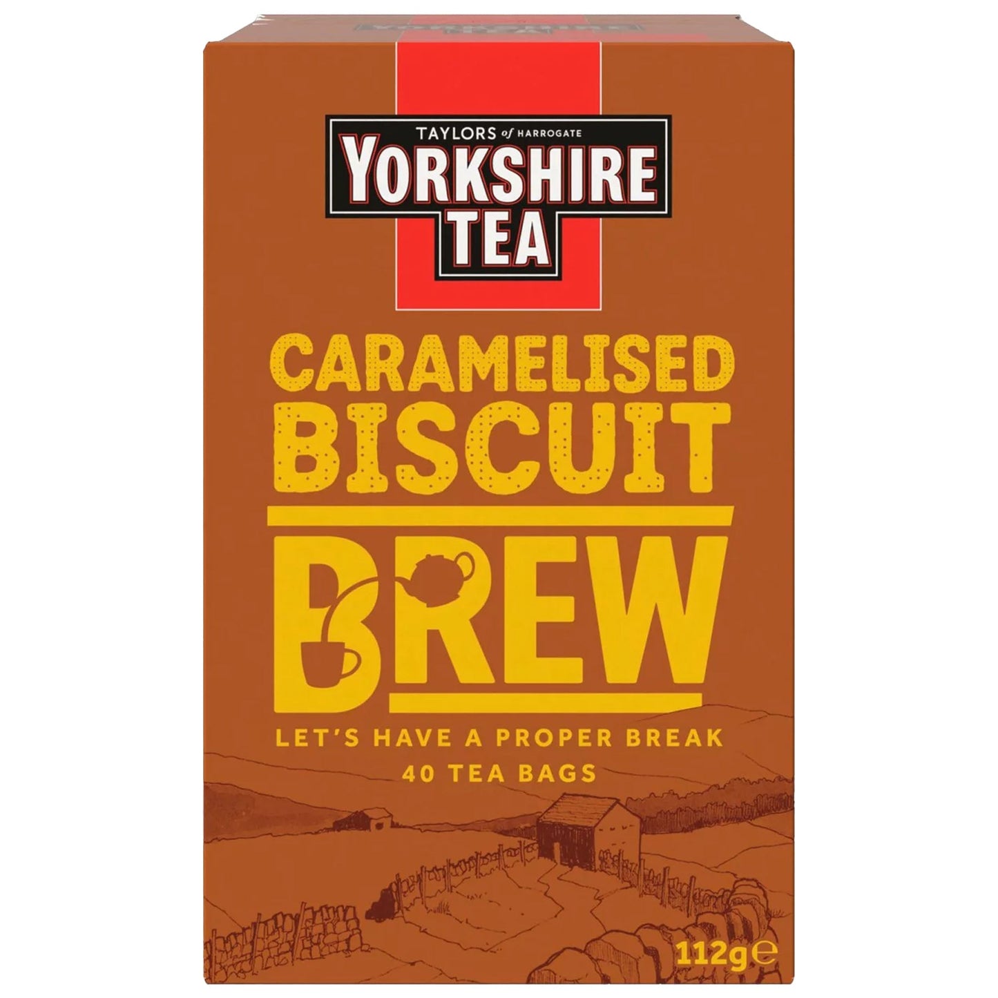 Yorkshire Tea Caramelised Biscuit Brew 40 Bags
