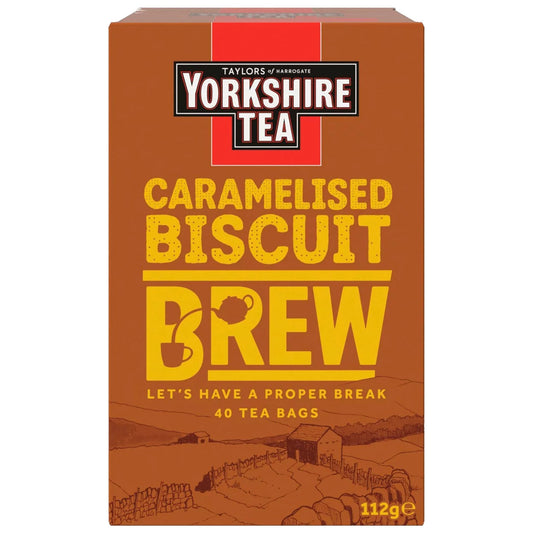 Yorkshire Tea Caramelised Biscuit Brew 40 Bags