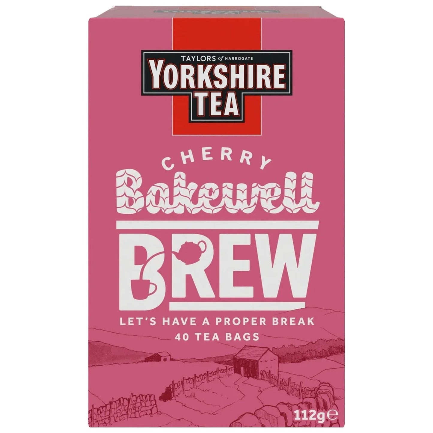 Yorkshire Tea Cherry Bakewell Brew 40 Bags 112g
